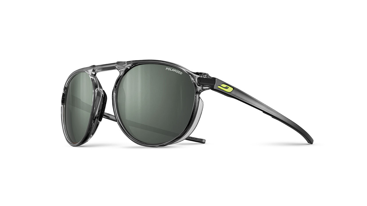 Paire de lunettes de soleil Julbo Js552 meta couleur graphite - Côté à angle - Doyle