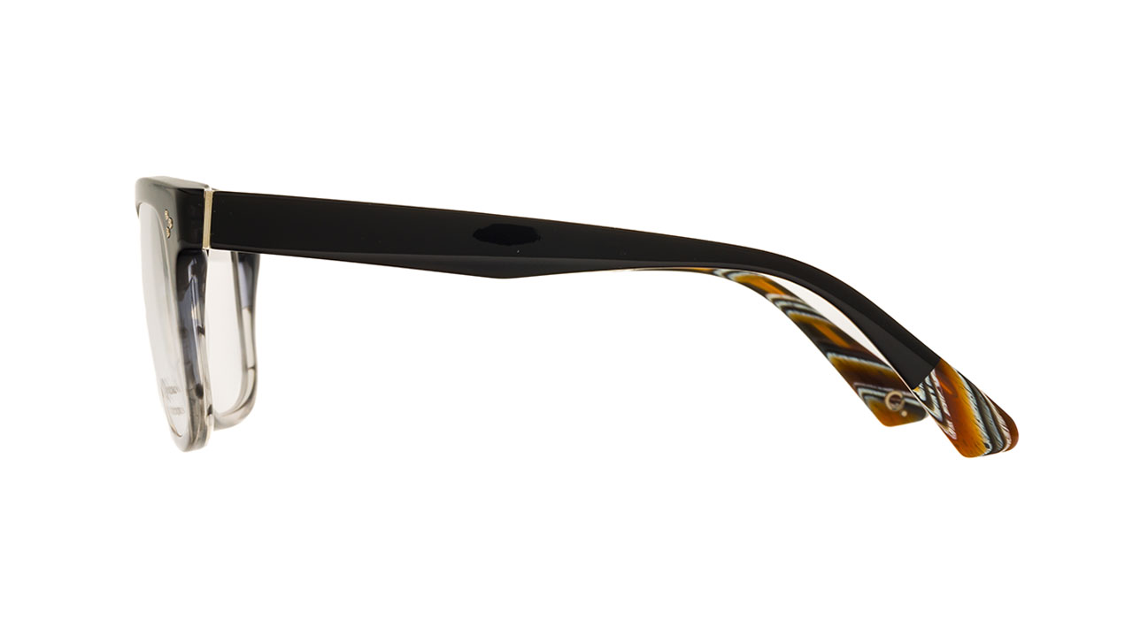 Paire de lunettes de vue Etnia-vintage Connery couleur noir - Côté droit - Doyle