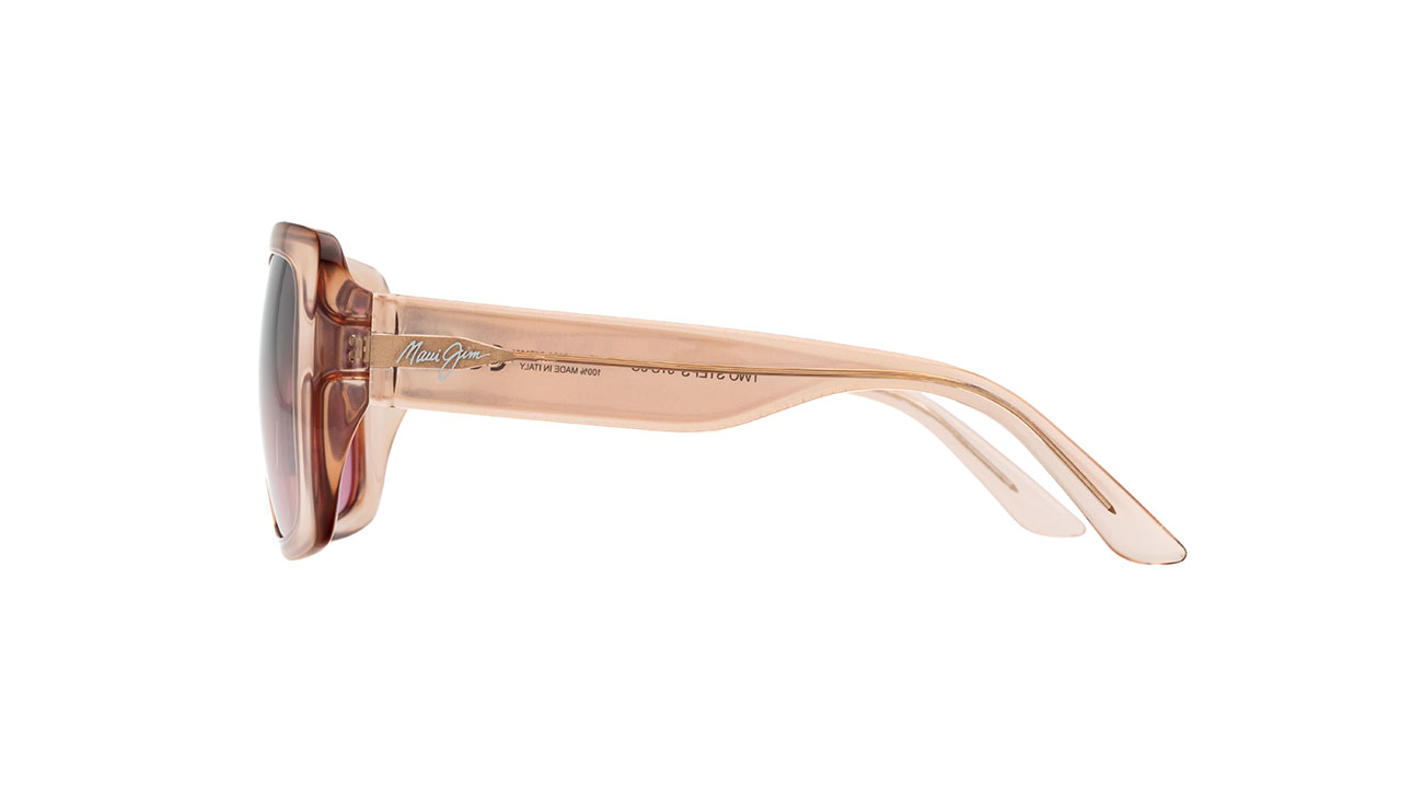 Paire de lunettes de soleil Maui-jim Rs863 couleur rose - Côté droit - Doyle