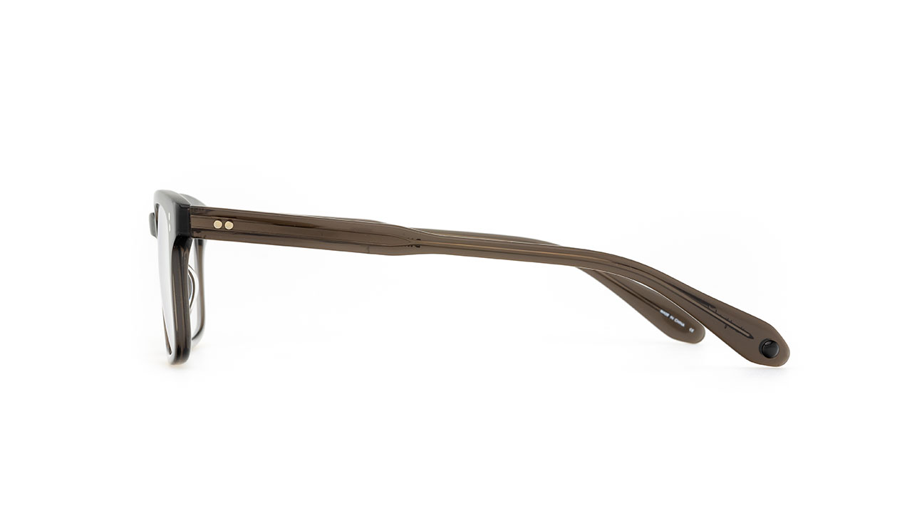 Paire de lunettes de vue Garrett-leight Dimmick couleur gris - Côté droit - Doyle