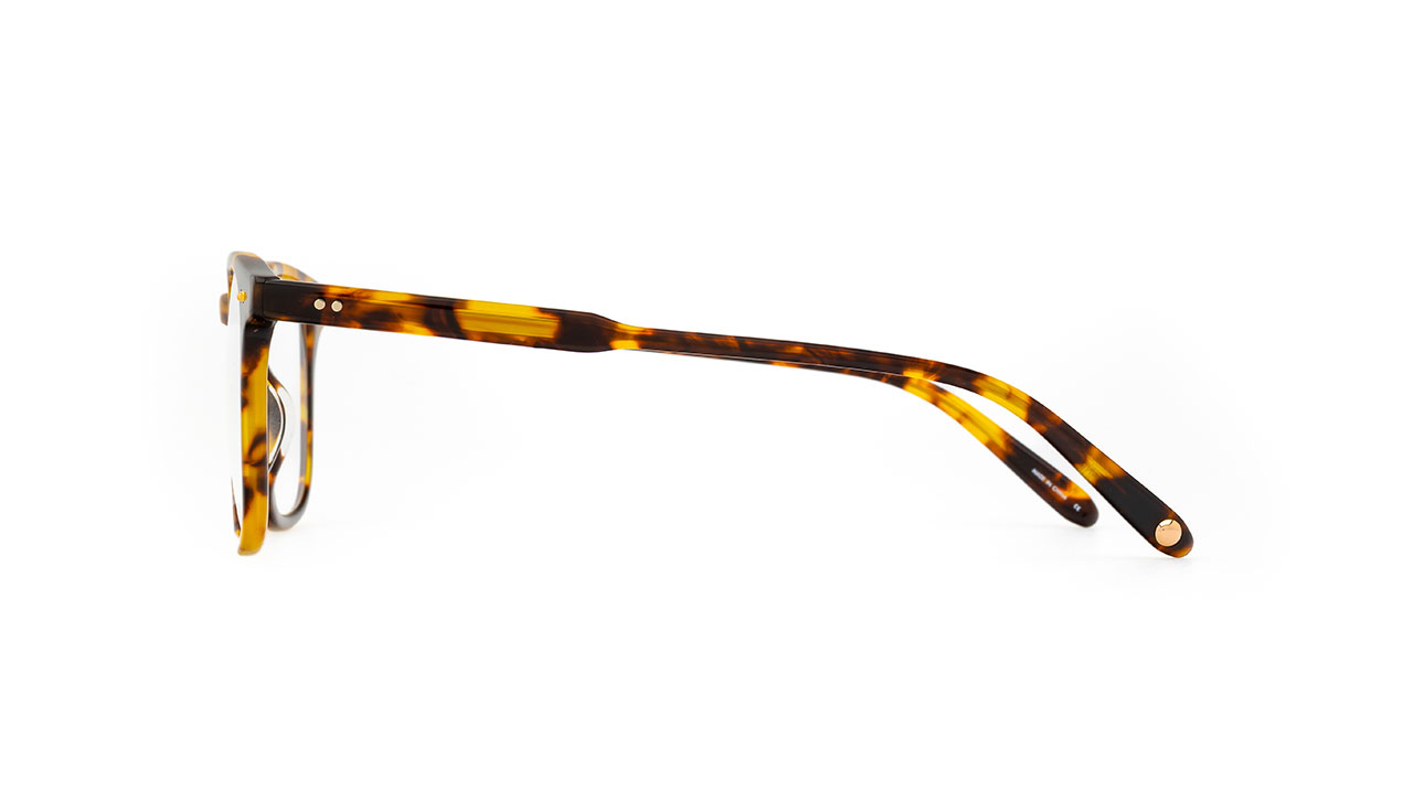 Paire de lunettes de vue Garrett-leight Ruskin couleur brun - Côté droit - Doyle