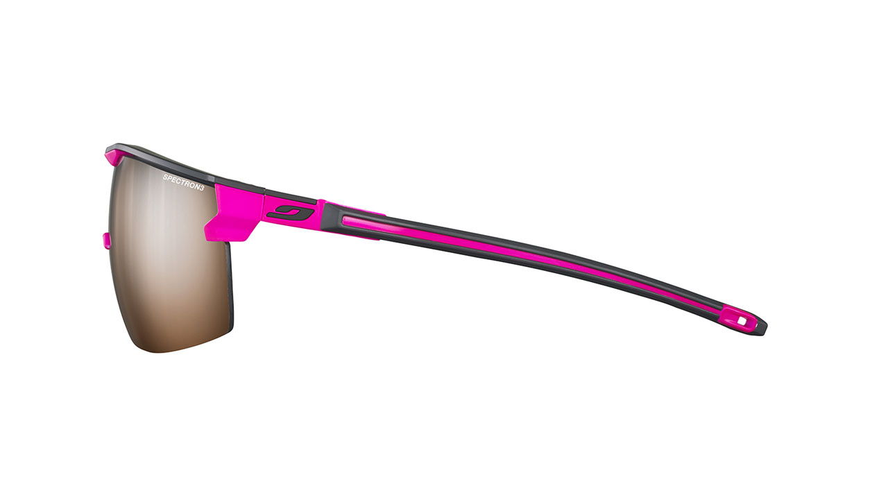 Paire de lunettes de soleil Julbo Js546 ultimate couleur rose - Côté droit - Doyle