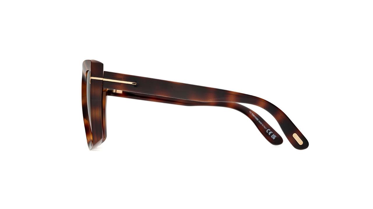 Paire de lunettes de soleil Tom-ford Tf920 /s couleur havane - Côté droit - Doyle