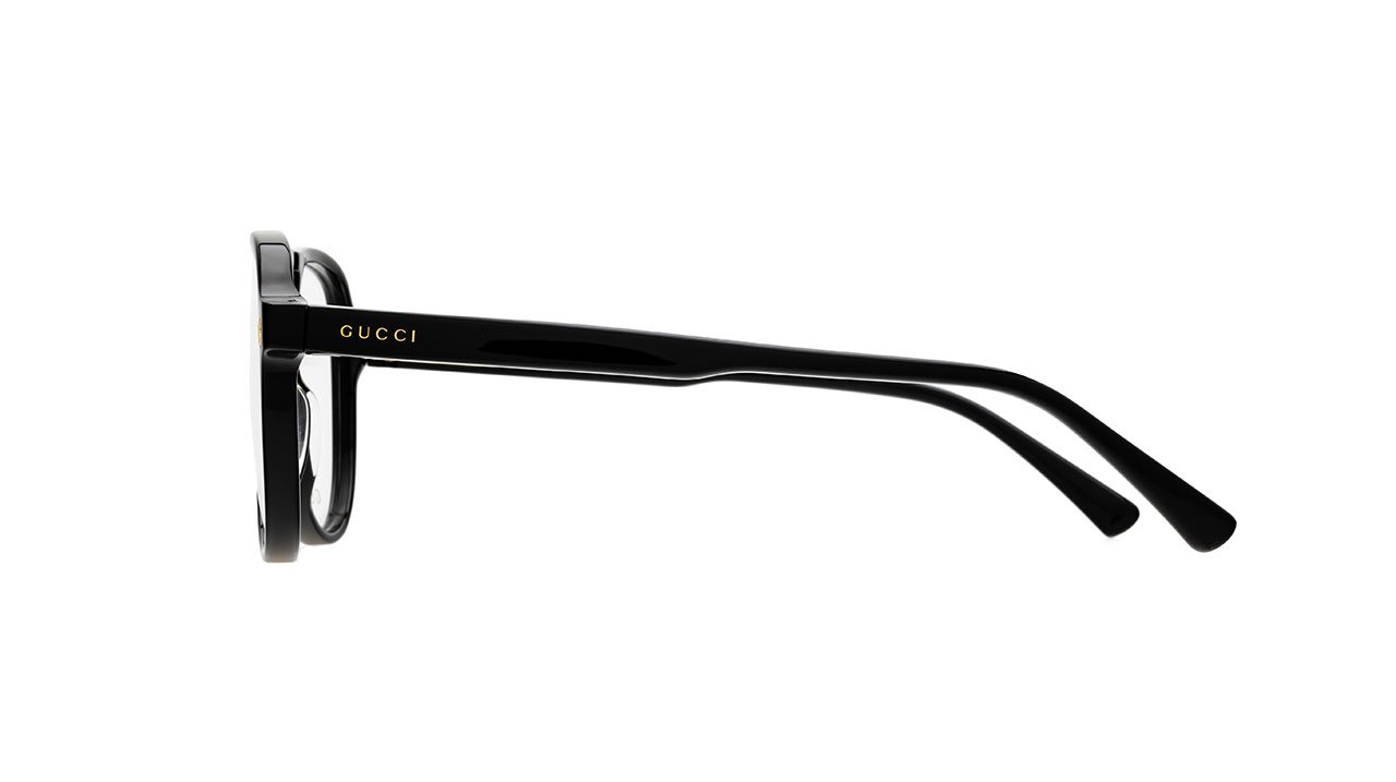 Paire de lunettes de vue Gucci Gg1044o couleur noir - Côté droit - Doyle