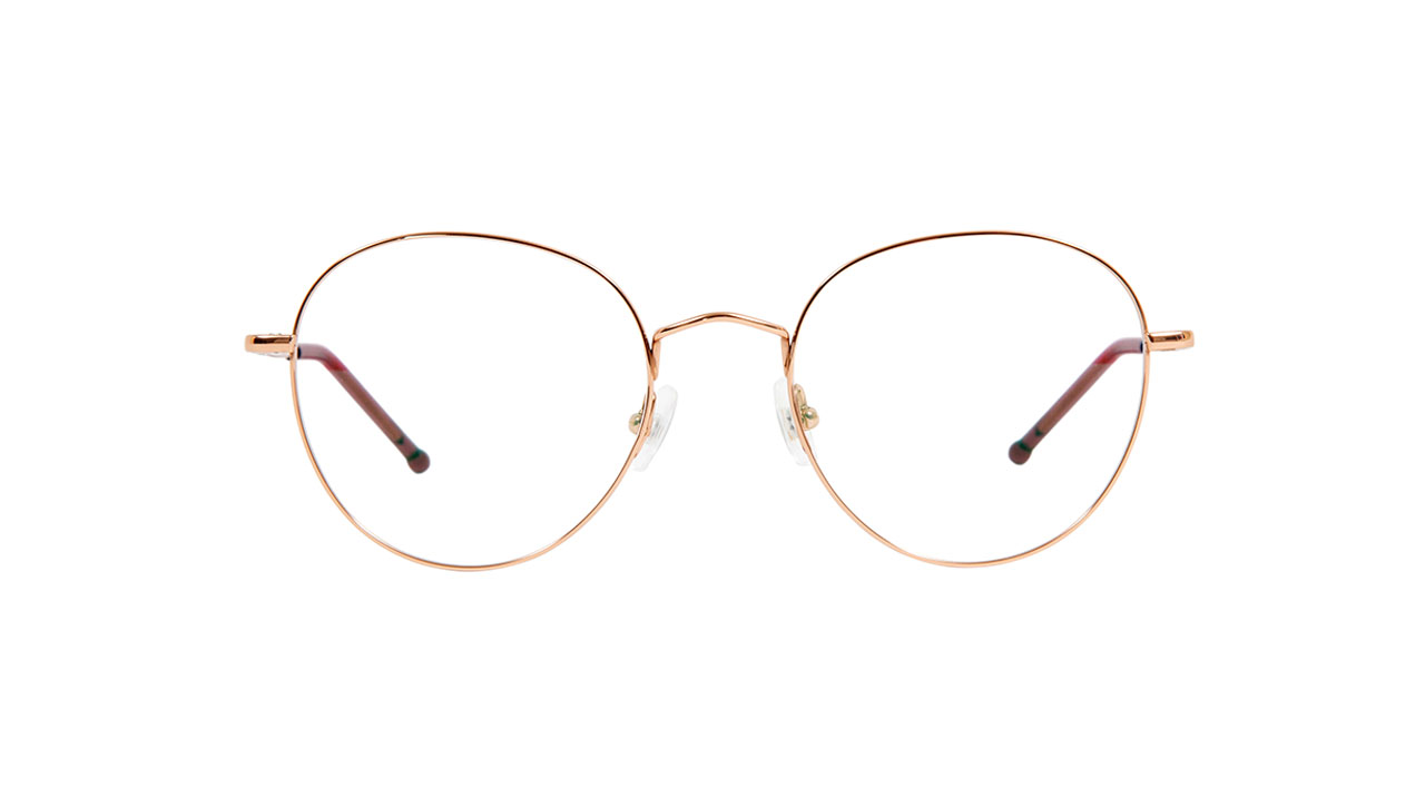 Paire de lunettes de vue Gigi-studios Eira couleur or rose - Doyle
