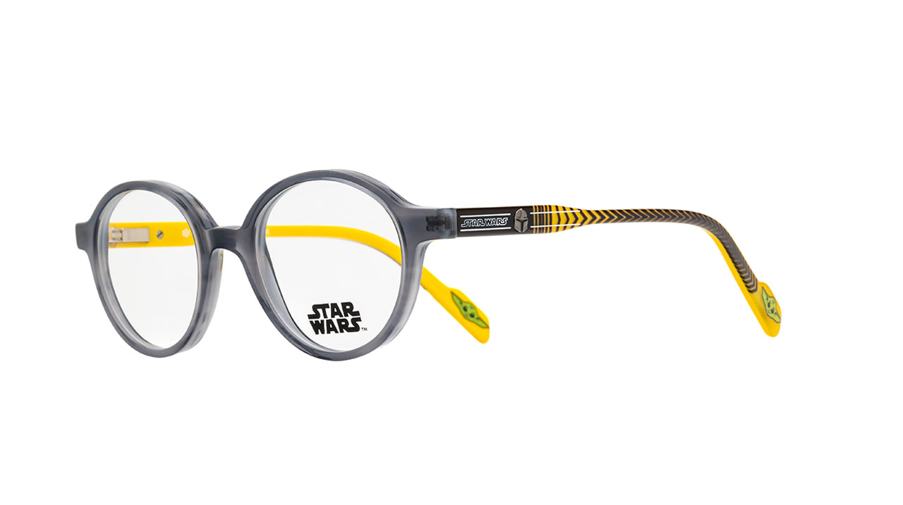 Paire de lunettes de vue Opal-enfant Swaa091 couleur gris - Côté à angle - Doyle