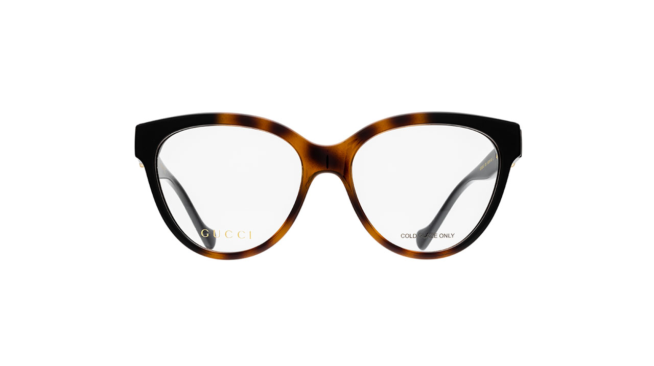 Paire de lunettes de vue Gucci Gg1024o couleur havane - Doyle
