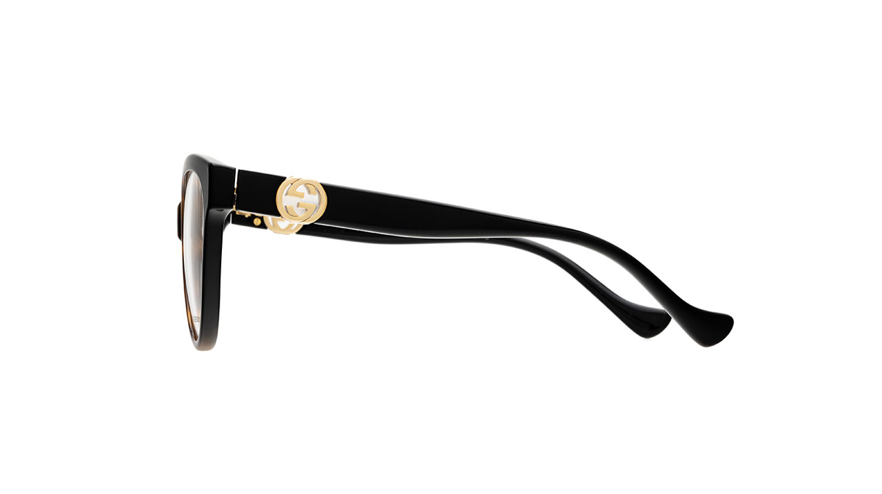 Paire de lunettes de vue Gucci Gg1024o couleur havane - Côté droit - Doyle