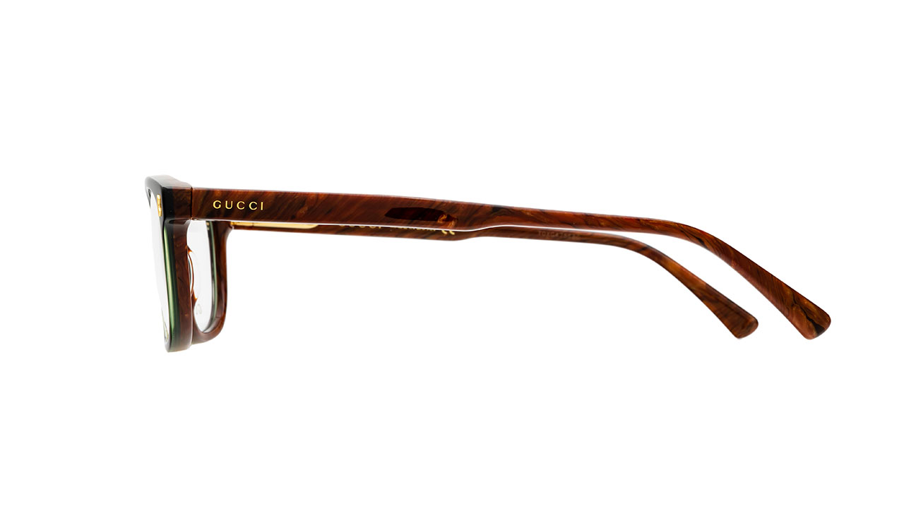 Paire de lunettes de vue Gucci Gg1046o couleur brun - Côté droit - Doyle