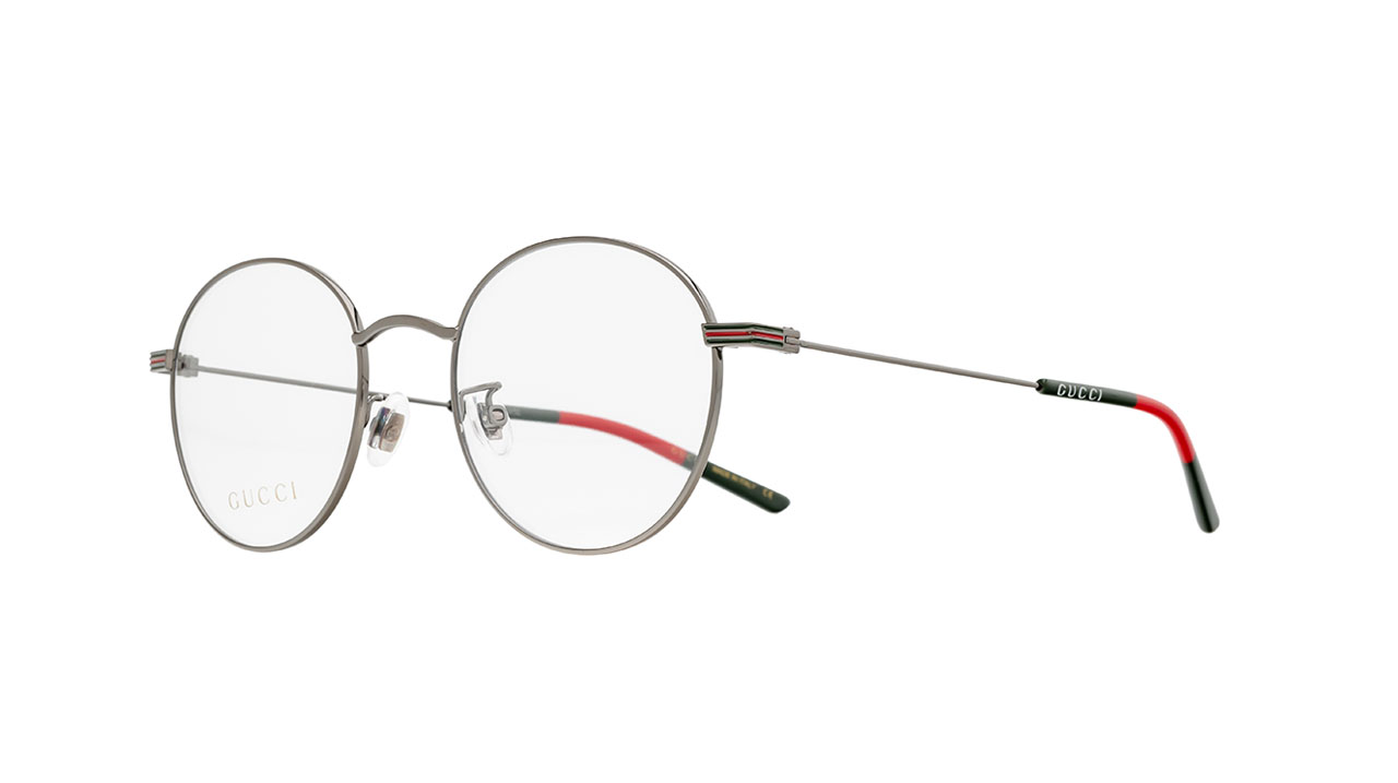 Paire de lunettes de vue Gucci Gg1054ok couleur gris - Côté à angle - Doyle
