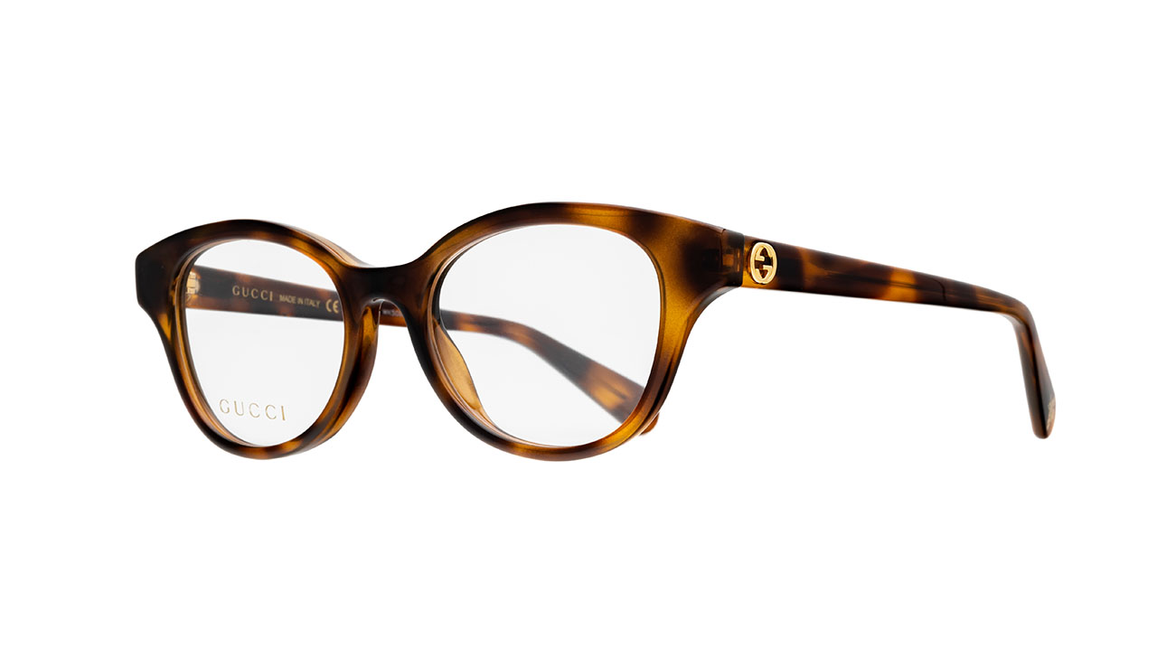 Paire de lunettes de vue Gucci Gg0924o couleur brun - Côté à angle - Doyle