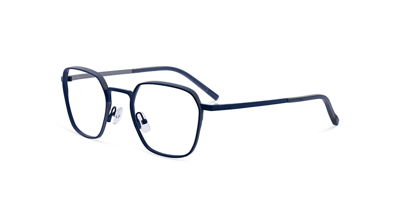Paire de lunettes de vue Oga 10165o couleur marine - Côté à angle - Doyle