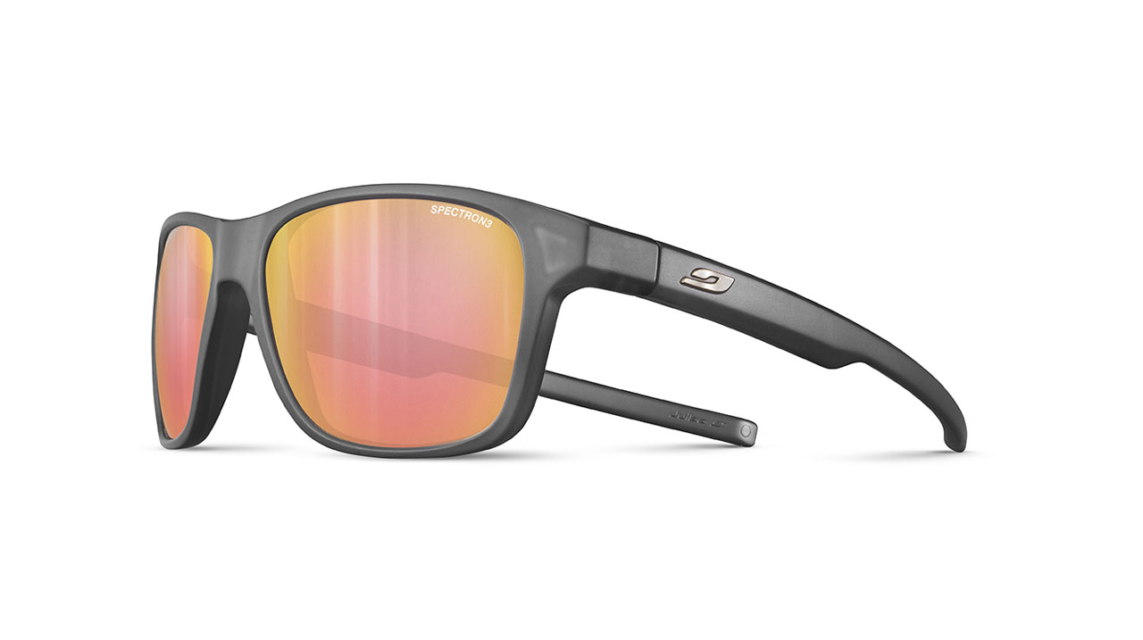 Paire de lunettes de soleil Julbo Js548 lounge couleur gris - Côté à angle - Doyle