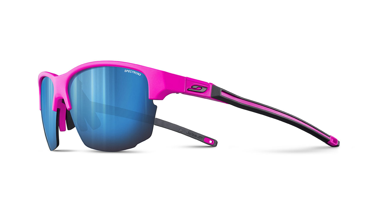 Paire de lunettes de soleil Julbo Js551 split couleur rose - Côté à angle - Doyle