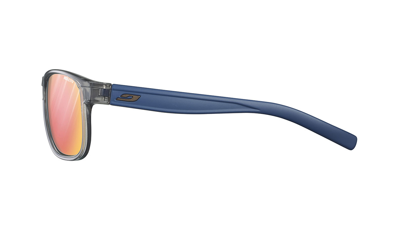 Paire de lunettes de soleil Julbo Js549 renegade m couleur bleu - Côté droit - Doyle