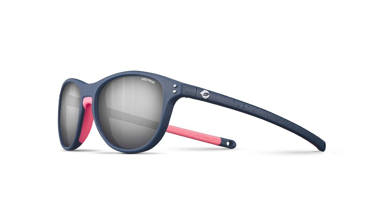 Paire de lunettes de soleil Julbo Js538 nollie couleur bleu - Côté à angle - Doyle