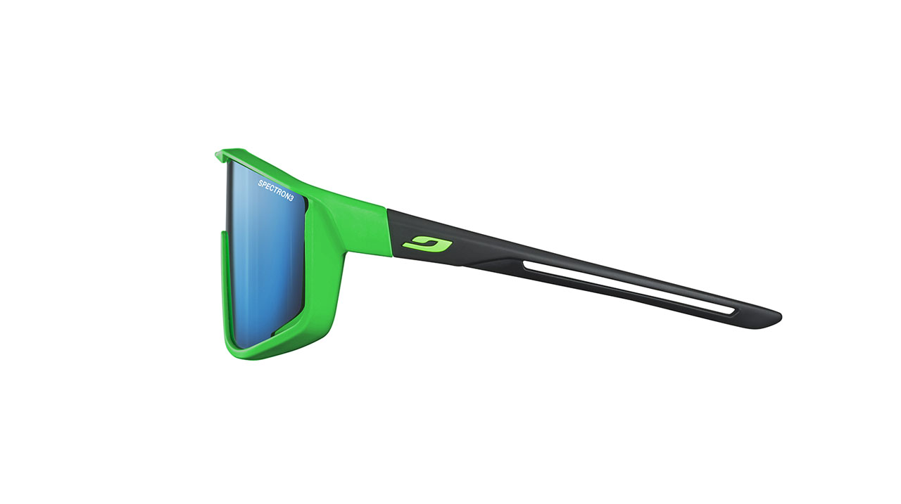 Paire de lunettes de soleil Julbo Js550 fury s couleur vert - Côté droit - Doyle