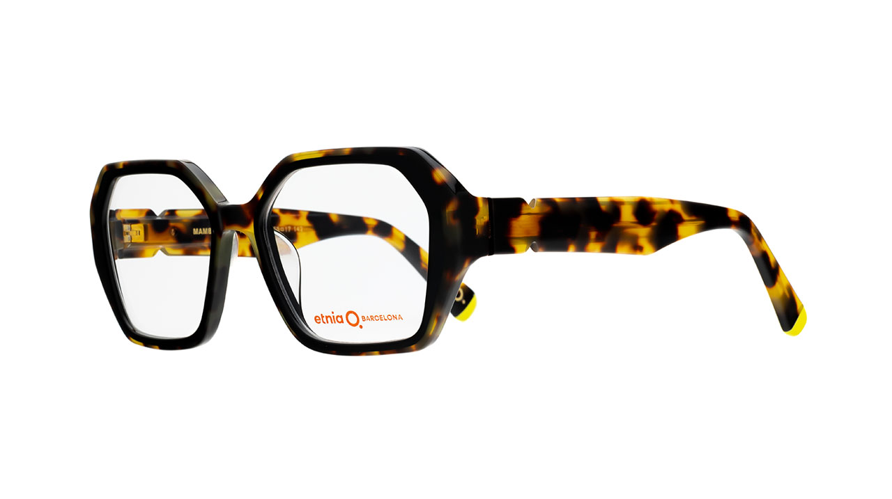 Paire de lunettes de vue Etnia-barcelona Mambo rx.2 couleur noir - Côté à angle - Doyle