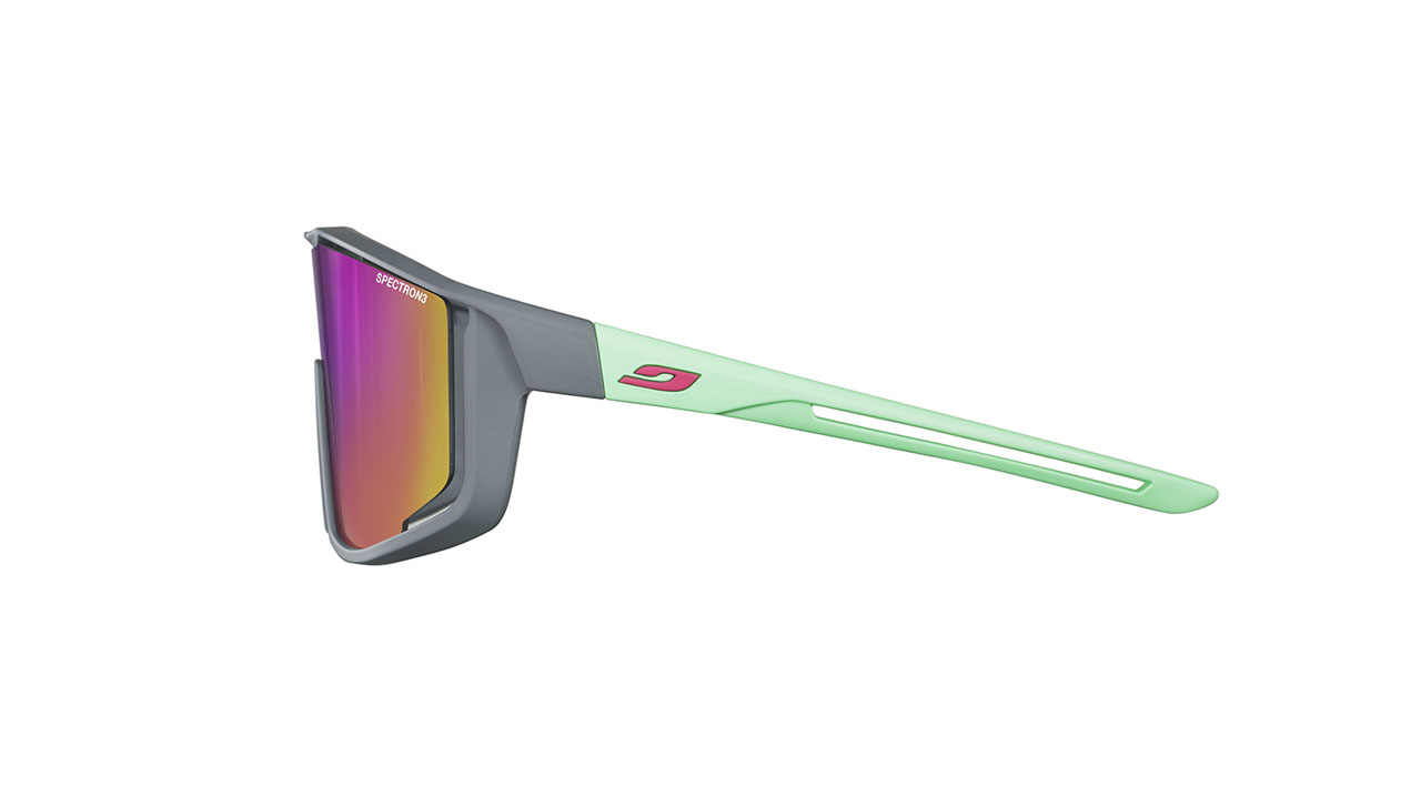 Paire de lunettes de soleil Julbo Js550 fury s couleur gris - Côté droit - Doyle