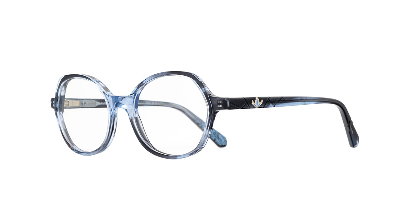 Paire de lunettes de vue Opal-enfant Dpaa177 couleur bleu - Côté à angle - Doyle