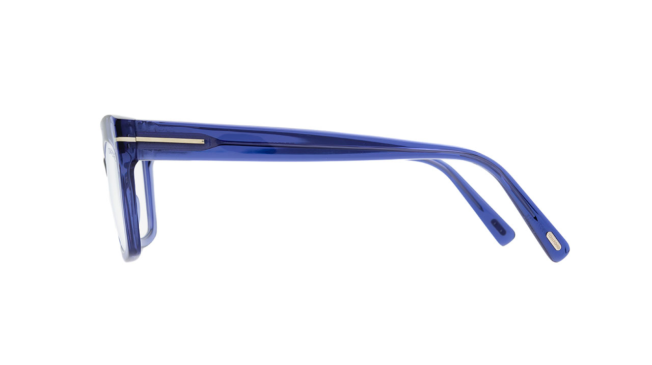Paire de lunettes de vue Tom-ford Tf5766-b couleur bleu - Côté droit - Doyle