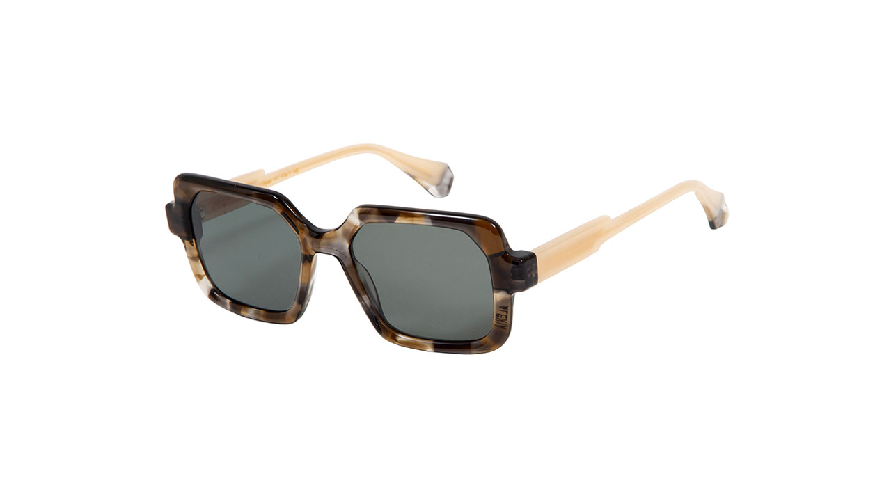 Paire de lunettes de soleil Gigi-studio Alexia /s couleur brun - Côté à angle - Doyle