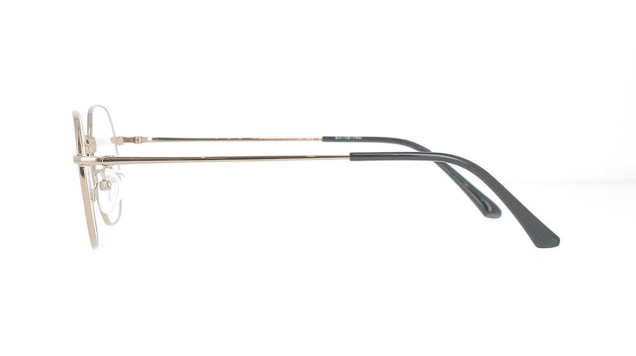 Paire de lunettes de vue Chouchous 2550 couleur or - Côté droit - Doyle