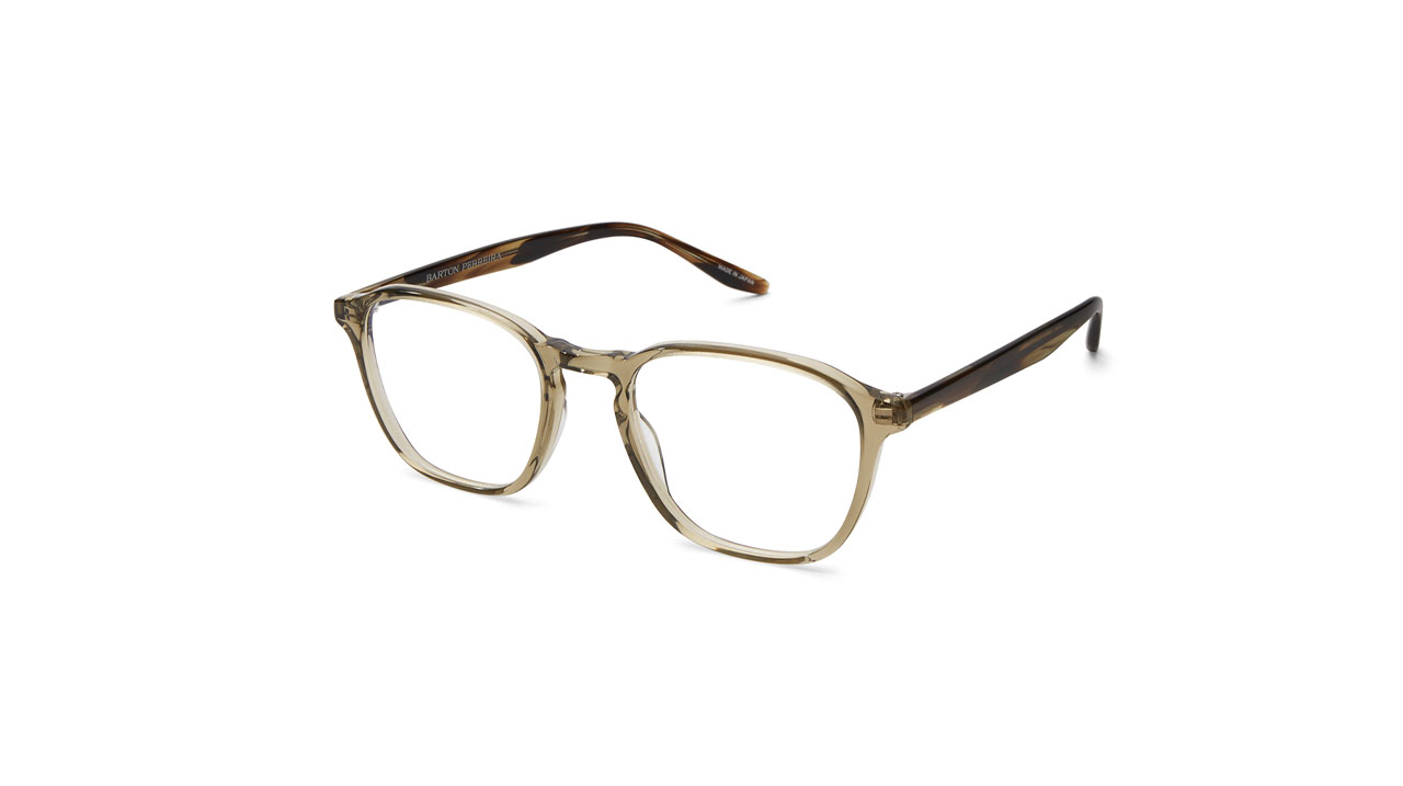 Paire de lunettes de vue Barton-perreira Zorin couleur vert - Côté à angle - Doyle