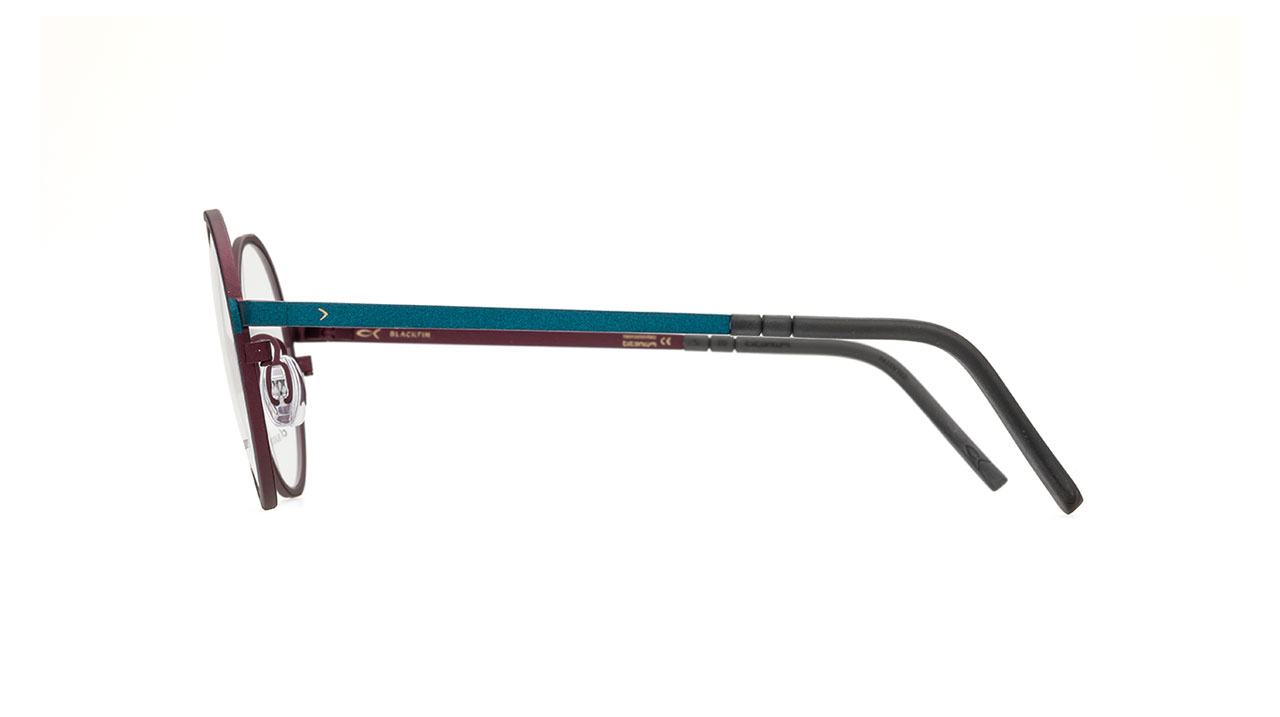 Paire de lunettes de vue Blackfin Bf970 couleur mauve - Côté droit - Doyle