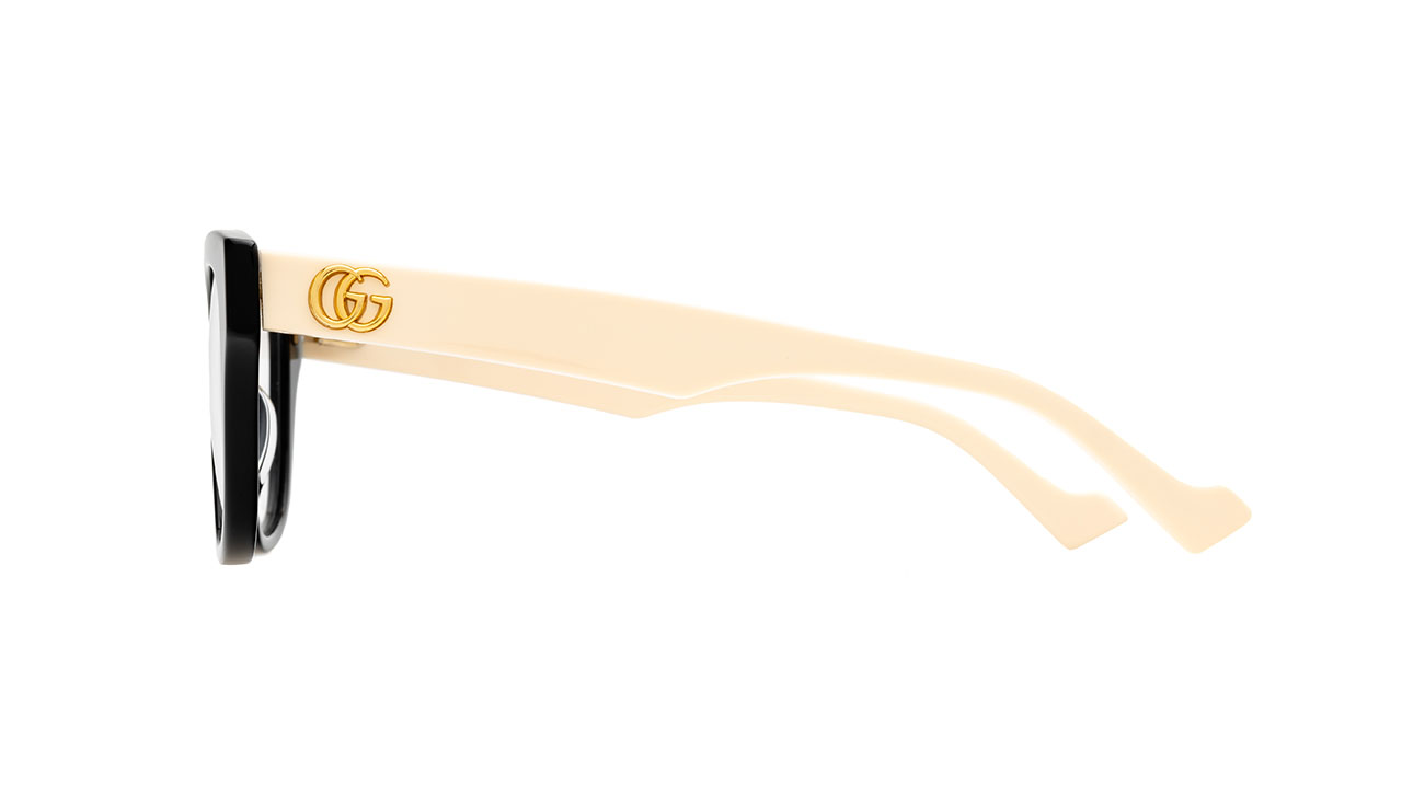 Paire de lunettes de vue Gucci Gg0999o couleur noir - Côté droit - Doyle