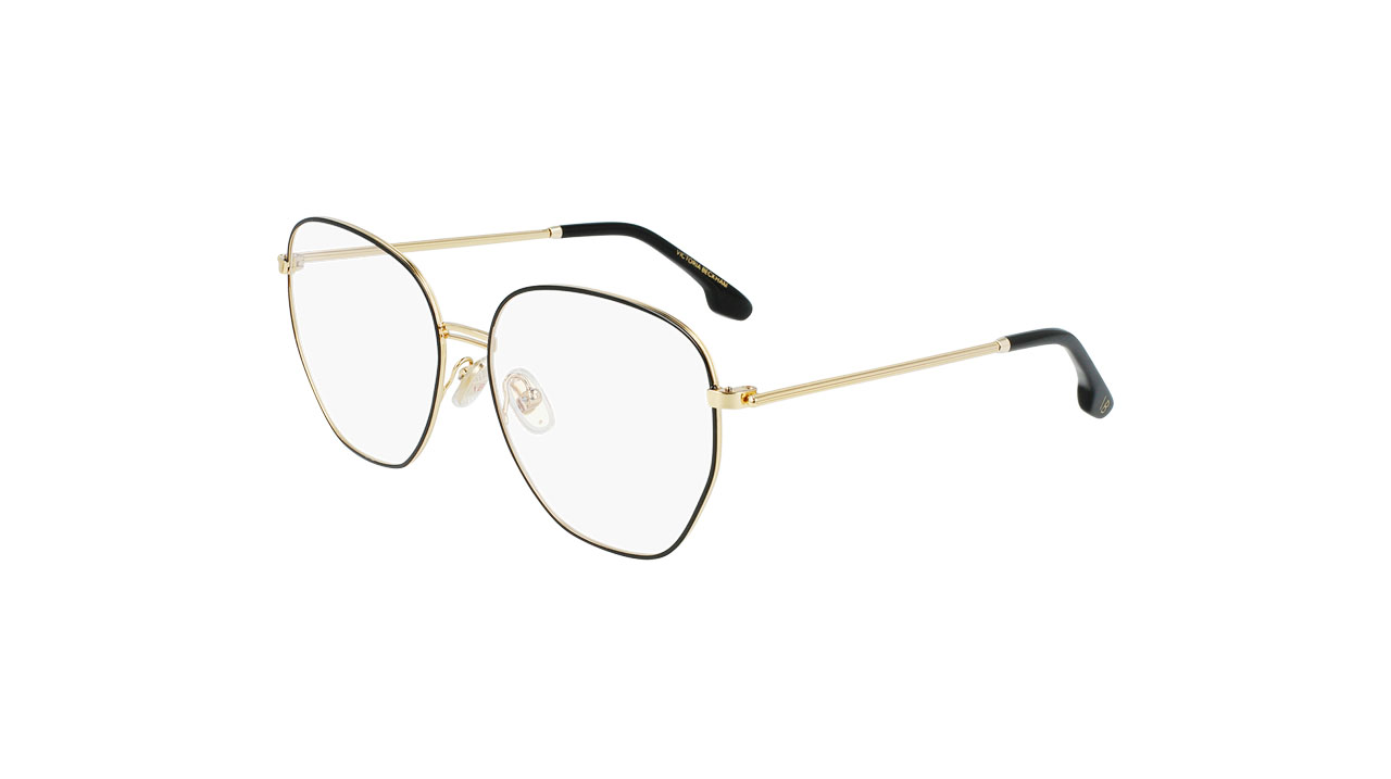 Paire de lunettes de vue Victoria-beckham Vb2117 couleur noir - Côté à angle - Doyle