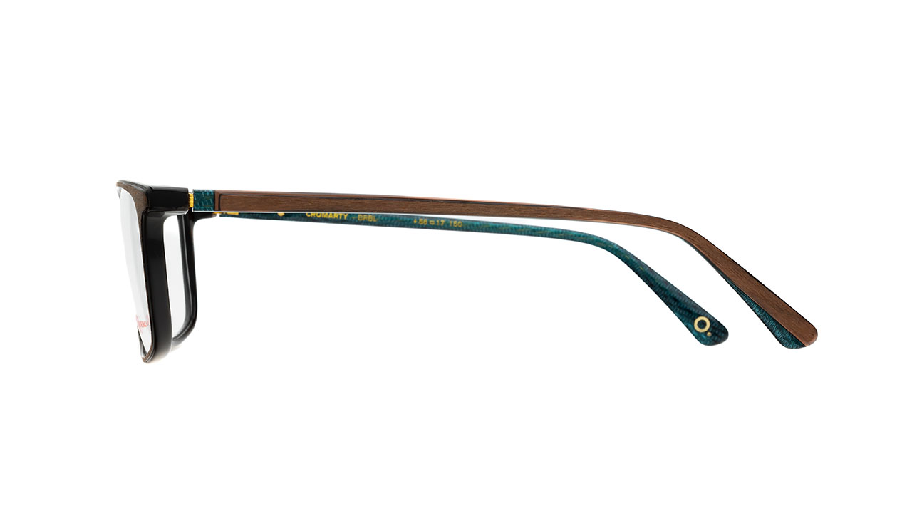 Paire de lunettes de vue Etnia-barcelona Cromarty couleur brun - Côté droit - Doyle