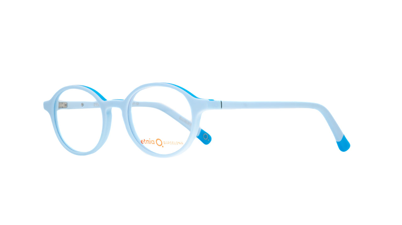 Paire de lunettes de vue Etnia-barcelona Dixie sorbet couleur bleu - Côté à angle - Doyle