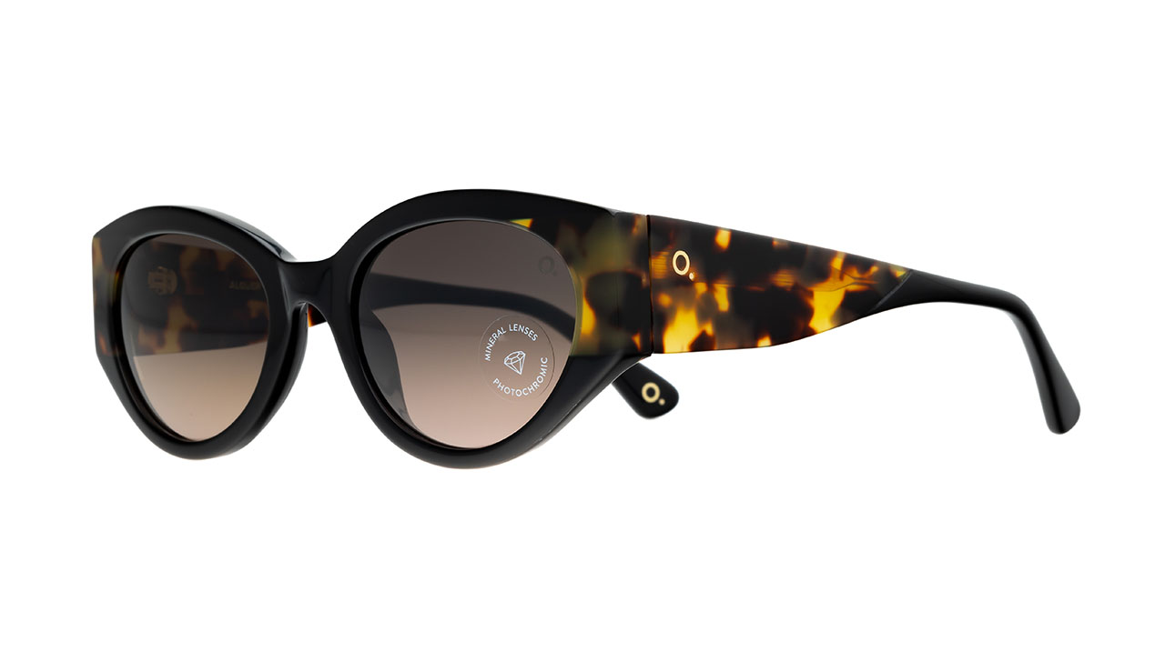 Paire de lunettes de soleil Etnia-barcelona Alguer /s couleur noir - Côté à angle - Doyle