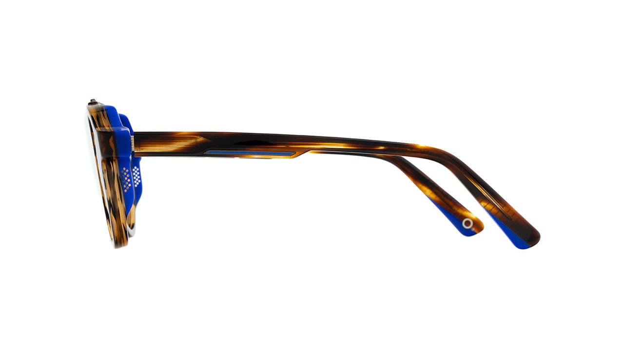 Paire de lunettes de soleil Etnia-barcelona Big sur /s couleur havane - Côté droit - Doyle