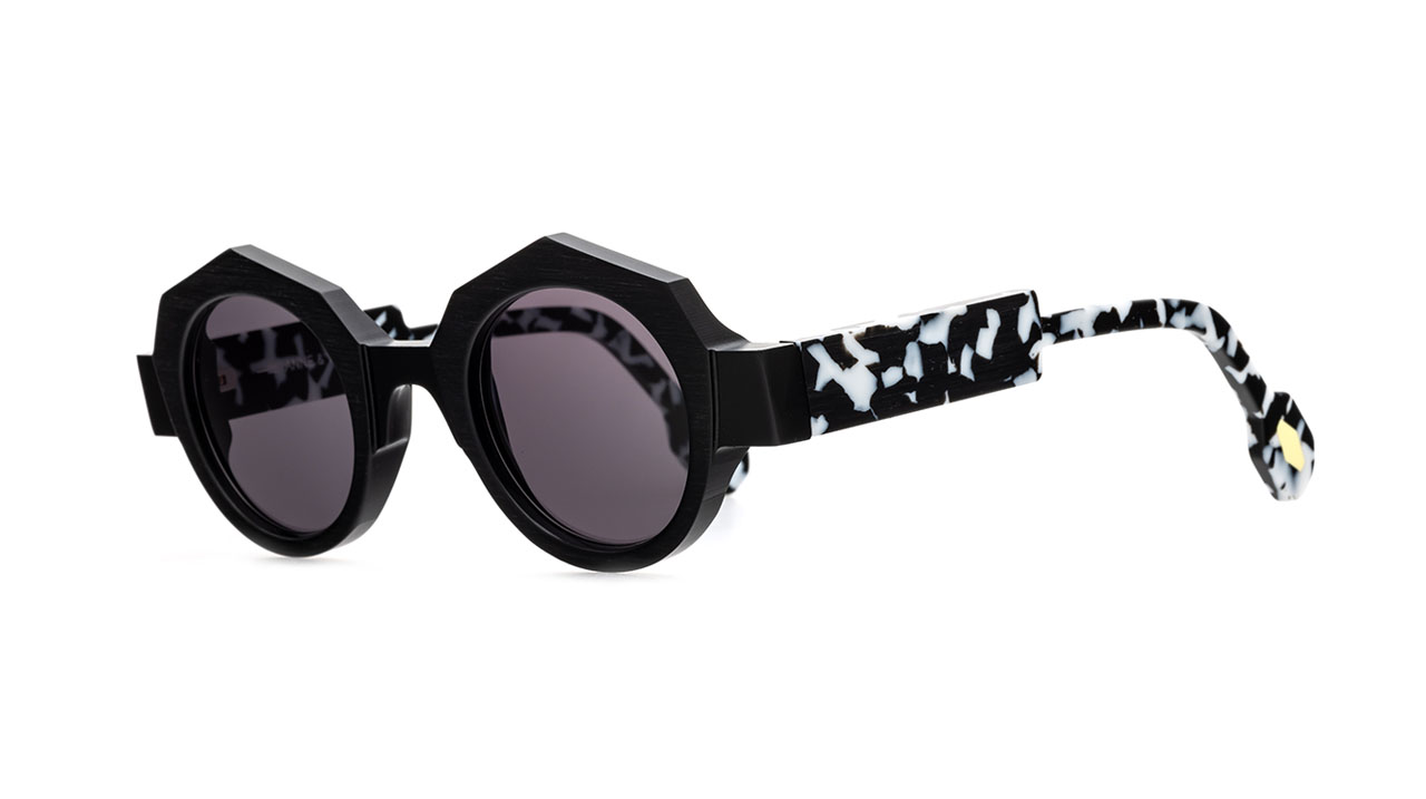 Paire de lunettes de soleil Anne-et-valentin Spark /s couleur noir - Côté à angle - Doyle