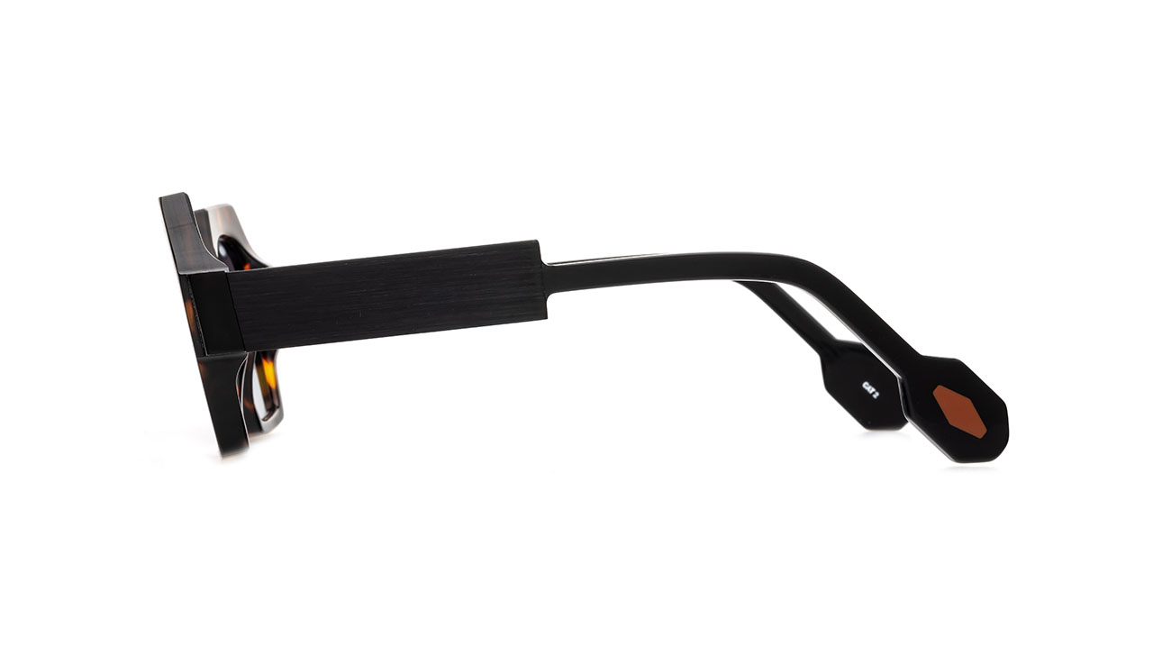 Paire de lunettes de soleil Anne-et-valentin Spy /s couleur havane - Côté droit - Doyle