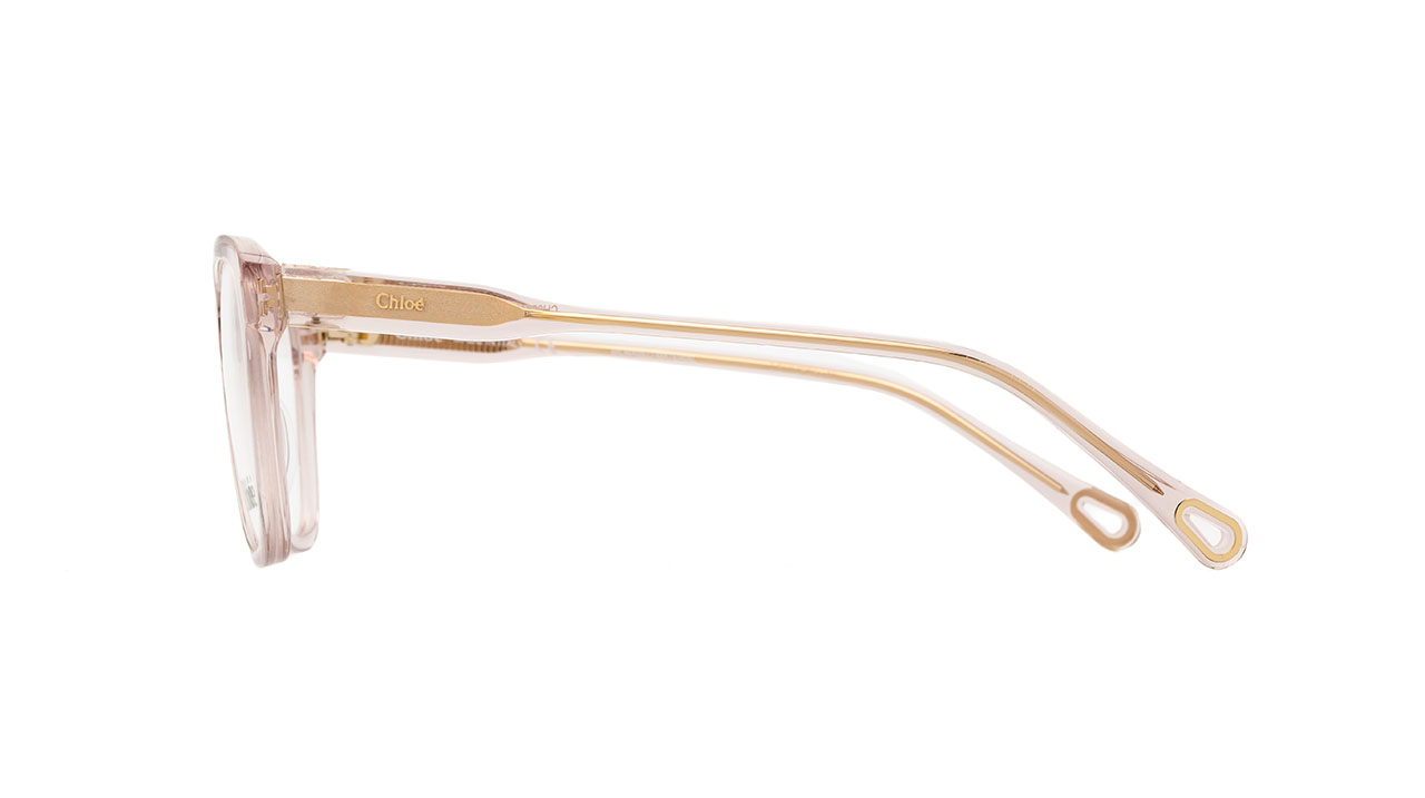 Paire de lunettes de vue Chloe Ch0084o couleur gris - Côté droit - Doyle