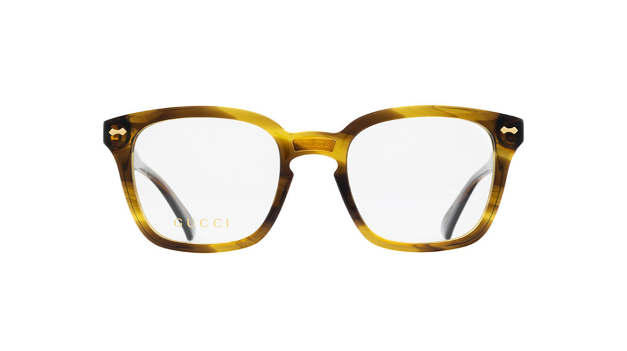 Paire de lunettes de vue Gucci Gg0184o couleur brun - Doyle