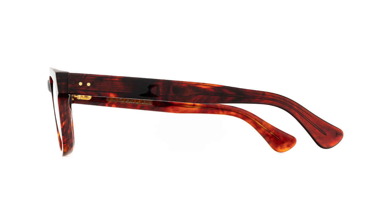 Paire de lunettes de vue Cutler-and-gross 1389 couleur rouge - Côté droit - Doyle