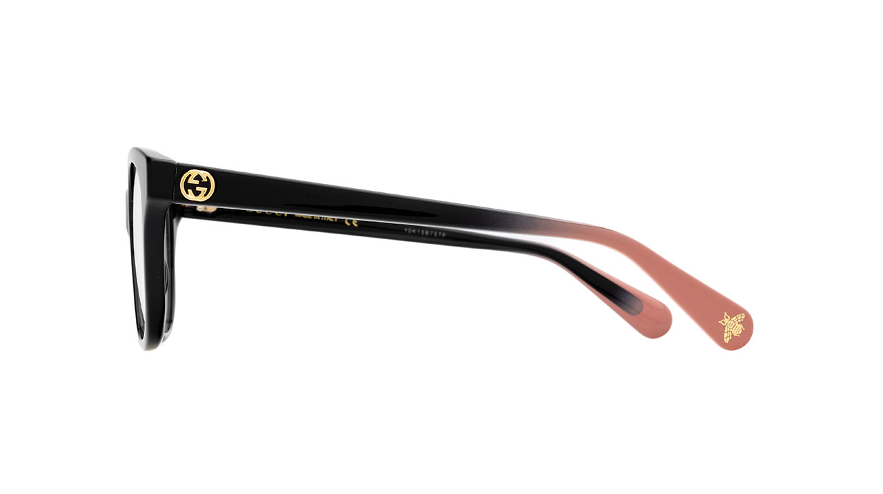 Paire de lunettes de vue Gucci Gg0923o couleur noir - Côté droit - Doyle