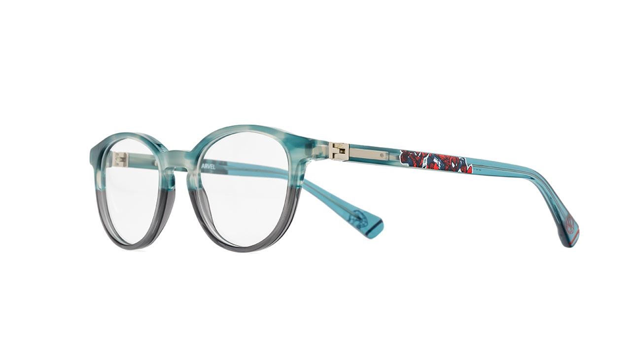 Paire de lunettes de vue Opal-enfant Dsaa069 couleur bleu - Côté à angle - Doyle
