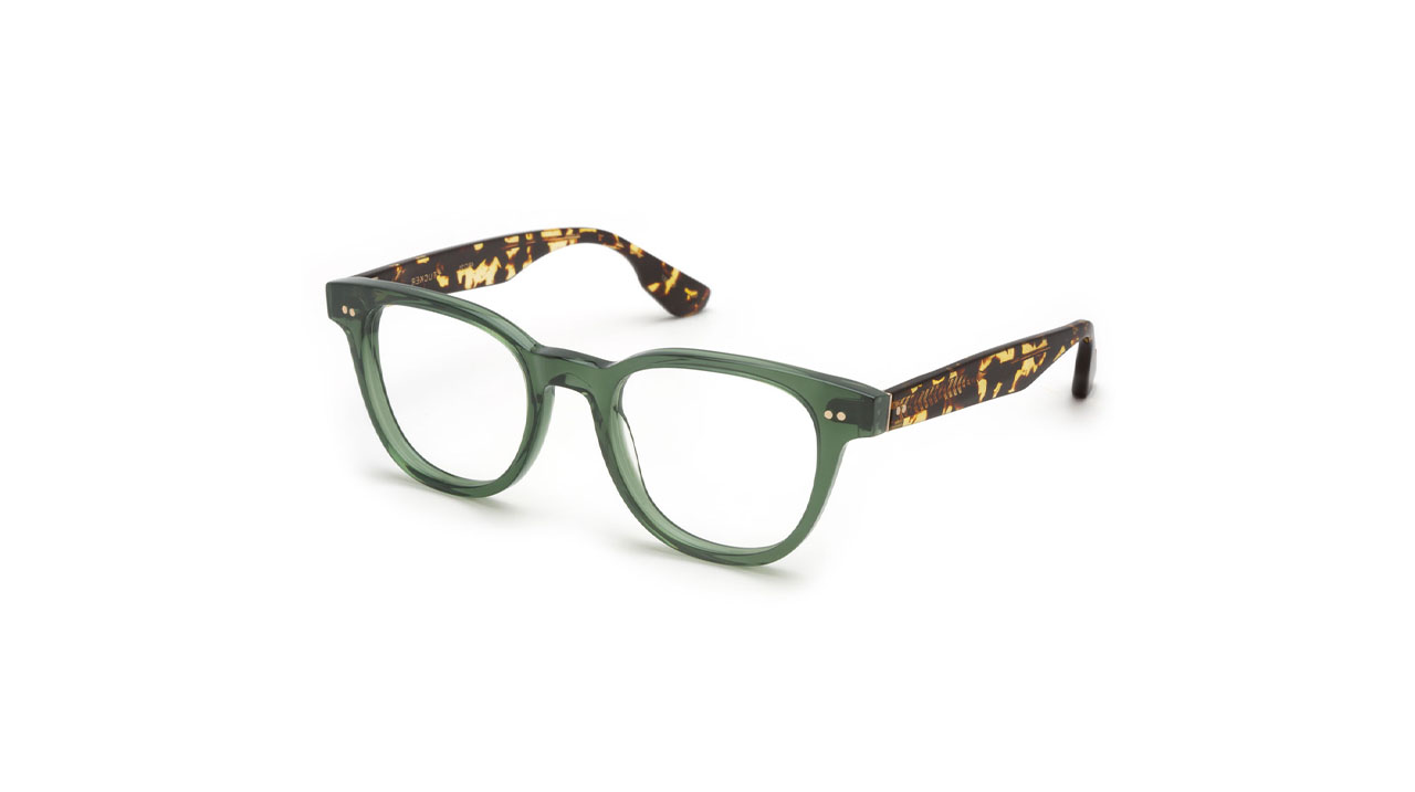 Paire de lunettes de vue Krewe Tucker couleur vert - Côté à angle - Doyle