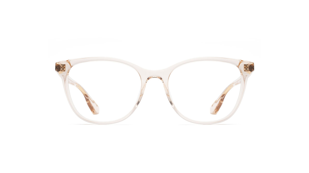 Paire de lunettes de vue Krewe Melrose couleur pêche cristal - Doyle