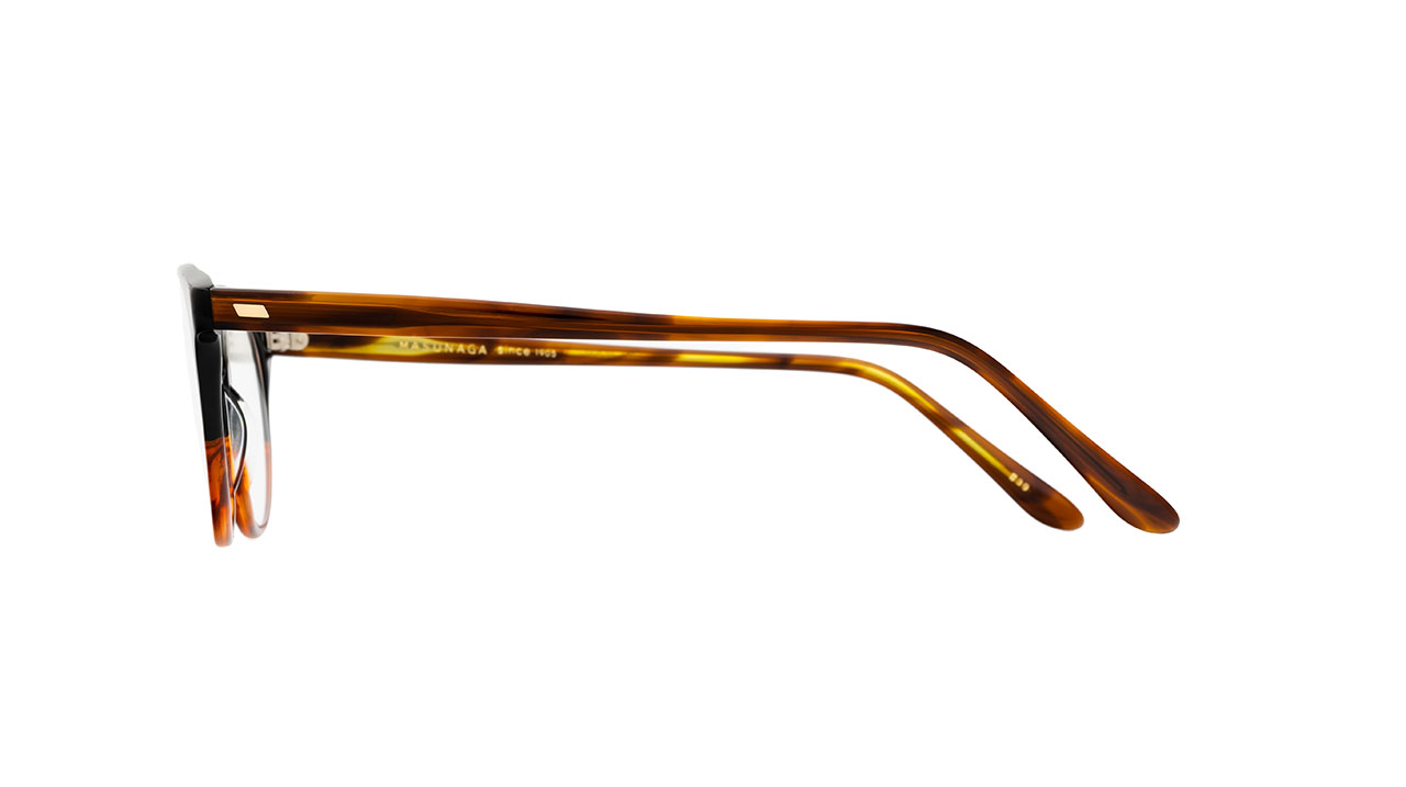 Paire de lunettes de vue Masunaga Gms12 couleur noir - Côté droit - Doyle