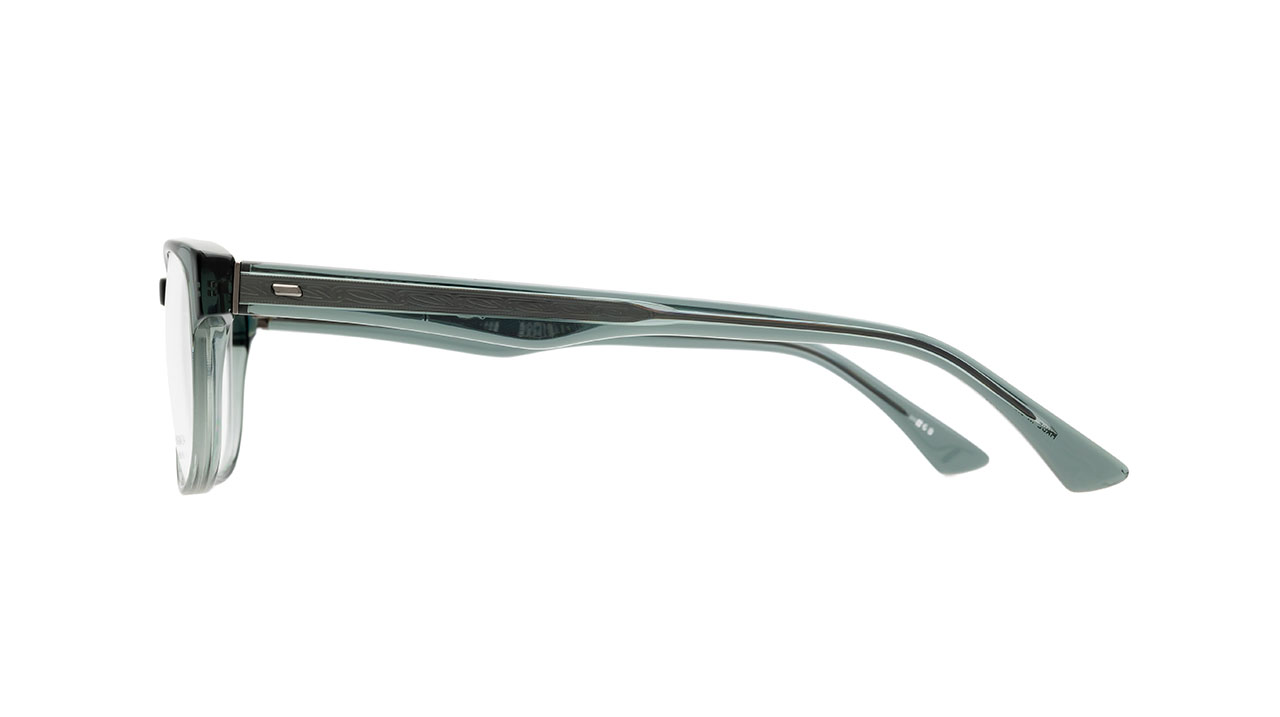 Paire de lunettes de vue Masunaga Mas063 couleur vert - Côté droit - Doyle