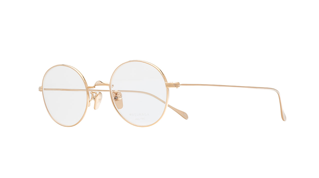 Glasses Masunaga Gms198t, gold colour - Doyle