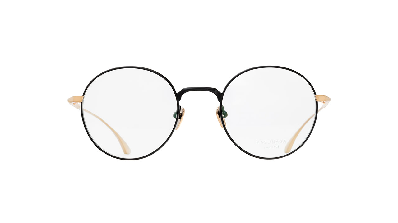 Paire de lunettes de vue Masunaga Wright couleur noir - Doyle