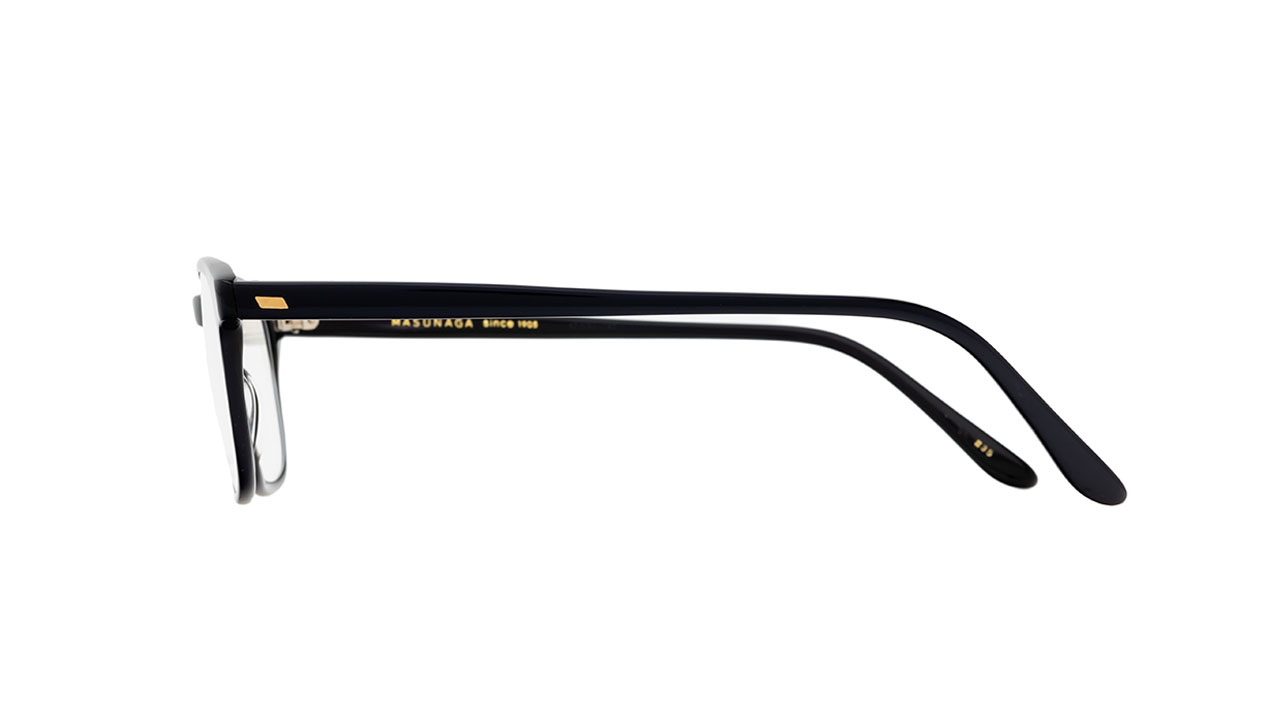Paire de lunettes de vue Masunaga Gms13 couleur noir - Côté droit - Doyle