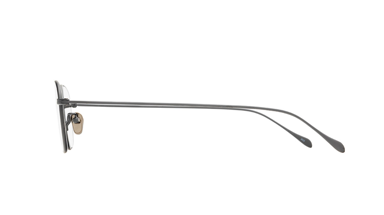 Paire de lunettes de vue Masunaga Gms199t couleur gris - Côté droit - Doyle